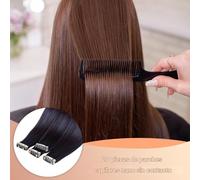 Penlimly Parche Capilar para Mujeres,Peluca De Cola De Caballo Liso | Postizos Sin Contacto para Pacientes, Eventos, Disfraces y Uso Cotidiano