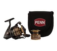 PENN Battle Spinning - Kit de Carrete de Pesca con Carrete de Repuesto y Cubierta de Carrete