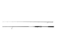PENN Caña Conflict X Inshore Spinning, Caña para Pesca de Agua Salada Bacalao, Anguila de Mar, Lubina Abadejo Caballa, Tiburón Fuerte Ligera y Versátil, Negro Gris, 2.18m Caña Ambidiestra Extra Rápida