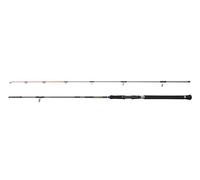 PENN Caña Regiment IV Spin Pilk, Pesca de Agua Salada Bacalao, Anguila de Mar, Lubina, Abadejo, Caballa, Tiburón, Fuerte Ligera y Versátil, Plateada, 2.70m Caña Rápida Ambidiestra