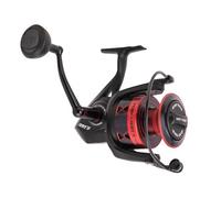 PENN Fierce IV Spinning, carrete de pesca, carretes giratorios, pesca marítima, pesca en la costa, pesca en el mar versátil para barco, kayak, orilla, jigging, surf y uso completo, unisex, negro/rojo,