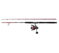 PENN Fierce IV Combo de Pesca en Barco, Carrete de Cuerpo Completo Resistente de Metal con rodamientos de Bolas de Acero Inoxidable 4+1, a Juego con caña para Hacer una configuración Pesca