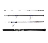 PENN Overseas XT II Popping Caña de Pesca | Caña giratoria para Agua Salada para atún, GT, pez limón y Barracuda | Lanzamiento de Popper a Larga Distancia | Blank de Carbono | 2,50 m | 80-220 g