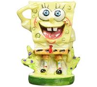 Penn-Plax Adorno Oficial de Bob Esponja para Acuario, diseño de Bob Esponja (tamaño Mini/pequeño), Ideal para Tanques de Agua Dulce y Salada