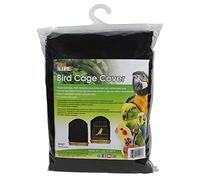 Penn-Plax Bird-Life - Funda para Jaula de pájaros de Ajuste Universal, Lavable a máquina y Transpirable, Color Negro, tamaño Grande