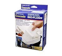 Penn-Plax Cascade Bio-Floss Almohadillas de Hilo Dental de Repuesto de Fibra de poliéster para filtros de Acuario Cascade 500 Canister - 6 Unidades, Color Blanco