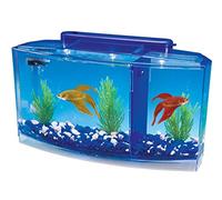 Penn-Plax Deluxe Pecera Triple, 2,6 litros, para Peces Beta