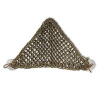 Penn-Plax Reptology - Tumbona Triangular esquinera de Lagarto, 100% Fibra de Hierba Marina Natural, Ideal para Dragones barbudos, Anoles, gecos, Iguanas y Otros Reptiles, pequeña