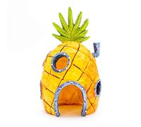 Penn-Plax (SBR10EO Spongebob Squarepants Officially Licensed Aquarium Ornament - Spongebob’s Pineapple House - Medium