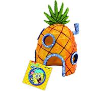 Penn-Plax (SBR10EO Spongebob Squarepants Officially Licensed Aquarium Ornament - Spongebob’s Pineapple House - Medium