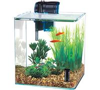Penn-Plax Water-World Vertex - Kit de Acuario de Escritorio, camarones y Peces pequeños, Tanque de 5 galones