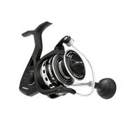 Penn Pursuit IV Carrete de Pesca Giratorio, Negro y Plateado, 4000