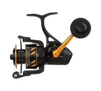 Penn Slammer IV - Carrete de Pesca para Agua Salada (Metal), Negro y dorado, 2500
