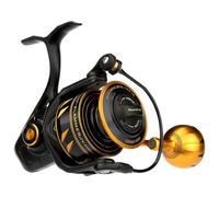 Penn Slammer IV - Carrete de Pesca para Agua Salada (Metal), Negro y dorado, 4500 HS