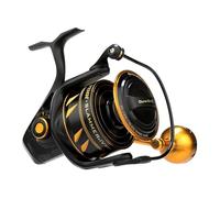 Penn Slammer IV - Carrete de Pesca para Agua Salada (Metal), Negro y dorado, 4500 HS