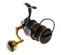 Penn Slammer IV - Carrete de Pesca para Agua Salada (Metal), Negro y dorado, 7500