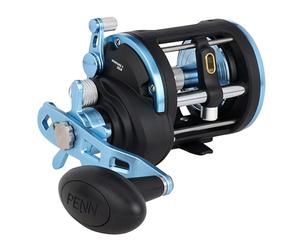 PENN Warfare™ II Level Wind Carrete | Carrete para Pesca de Depredadores en Agua Salada | Pesca al curricán, al lanzado y de Fondo | Relación de transmisión 3,9:1 | 3000 | Mano Izquierda