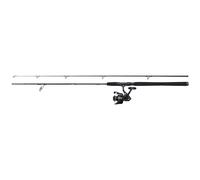 PENN Wrath II Spinning Combo, Caña y Carrete de Pesca Marítima, Combos Spinning, Pesca Marítima, Lubina, Unisex, Negro, 2.44m, 60-120 g