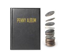 Penn1y Books for Collectors Penny Collection Album Hold 108 Coin for1