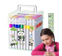 Penne per pittura acrilica, pennarelli da disegno impermeabili, penna acrilica senza sbavature con flusso di inchiostro uniforme, forniture artistiche per la scuola e l'aula, strumento artigianale da