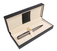 Penneed Ballpoint Pen for Men Women Executive Home Office Use with Gift box Refillable 1.0mm Black Ink B8 (Fancy Deep Gray)