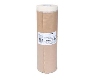 PENNELLIFICIO 2000 | Rollo de papel con cinta adhesiva, juego de enmascarar, protección paredes, rodapiés, muebles, dimensiones 20 cm x 20 m - Fabricado en Italia