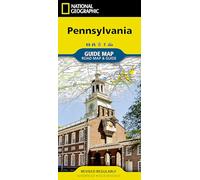 Pennsylvania Guide Map: Road Map & Guide (National Geographic Guide Maps)