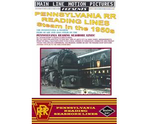 Pennsylvania Reading Seashore Lines, Steam in the 1950s