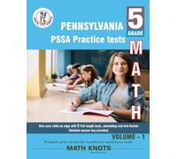Pennsylvania State (PSSA), 5th Grade MATH Practice Tests ,Volume 1