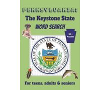 Pennsylvania Word Search Puzzle Book: Word Searches with Easy to Read Print About Pennsylvania | 6x9 inches | 110 Pages | 50 + Puzzles...Gift for Vacations, Holidays, and Relaxing
