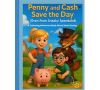 Penny and Cash Save the Day.: A Colouring Adventure Book About Smart Saving.