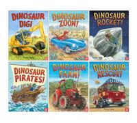 Penny Dale's Dinosaurs 5 Books Set With a Free Stories Audio Book! (Dinosaur Dig!, Dinosaur Zoom!, Dinosaur Rocket!, Dinosaur Pirates! & Dinosaur Farm!)