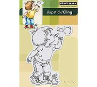 Pennyblack Cling Rubber Stamp 4"X6"-Bubble Boy
