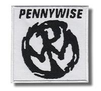 Pennywise - Parche bordado para planchar, 1 pieza de insignia temática de terror para adultos