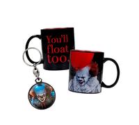 Pennywise taza + regalo llavero metalico it