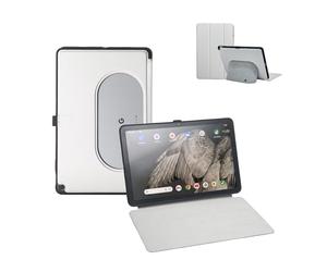 Penoval Funda para Tablet Google Pixel de 11 Pulgadas (2023), Funda de Silicona, ángulo de visión Ajustable, fácil de Llevar, Funda Protectora Compatible con Base de Altavoz de Carga (Gris)