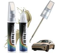 Penriter 2 Piezas LA1N Beige Nevada Reparador Arañazos Coche para VW/Volkswagen, 2 In 1 Bolígrafo de Reparación Arañazos Coche, Quita Arañazos Coche, Reparar Arañazos y Astillas