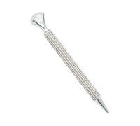 Pens de estrás genérico - Bling Crystal Ballpoint Pen, Sparkling Writing Tool with Large Gem Design, Fancy Office Pens with Comfort Grip, Rhinestone Pens for Desk Office Coworkers Teachers