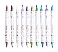 Pens, Precision Nail Drawing Set, Fine-Tip Design, Size as Shown in the Pic Quick-Dry Ink, Perfect for Art and Crafting 10 piezas 1-2 cm Diferencia en tamaño.