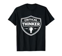 Pensador crítico mentalidad analítica Diseño de razonamiento lógico Camiseta