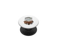Pensador excesivo Ansiedad Pensar Demasiado en Cursiva PopSockets PopGrip Adhesivo