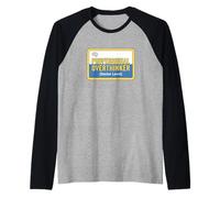 Pensador Profesional Empleado corporativo de Nivel Superior Camiseta Manga Raglan
