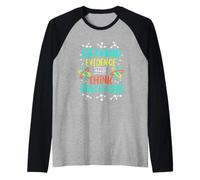 Pensamiento crítico evidencia Seguridad forense criminología Camiseta Manga Raglan