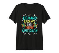 Pensamiento crítico evidencia Seguridad forense criminología Camiseta Premium