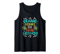 Pensamiento crítico evidencia Seguridad forense criminología Camiseta sin Mangas