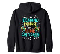 Pensamiento crítico evidencia Seguridad forense criminología Sudadera con Capucha