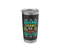 Pensamiento crítico evidencia seguridad forense criminología Vaso térmico de acero inoxidable de doble pared