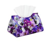 Pensamiento gráfico: Flores de Primavera de Pascua, Funda para Caja de pañuelos con Cierre, Reutilizable, Decorativa para baño, Sala de Estar, Dormitorio, Oficina y Coche.