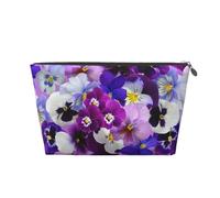 Pensamiento gráfico Pascua Flores de Primavera, Bolsa de artículos de tocador Bolsa de Maquillaje Bolsa de cosméticos Bolsa de artículos de tocador de Viaje portátil