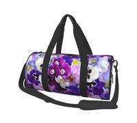 Pensamiento gráfico Pascua Flores de Primavera, Bolsa de Viaje de Gran Capacidad, Bolso Redondo, Bolsa de Viaje Deportiva, Bolsa de Mano, Bolsa de Fitness